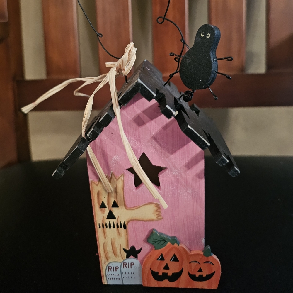 Halloween Mini Birdhouse Decor